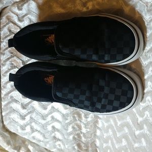 Kids youth Vans black Asher size 2